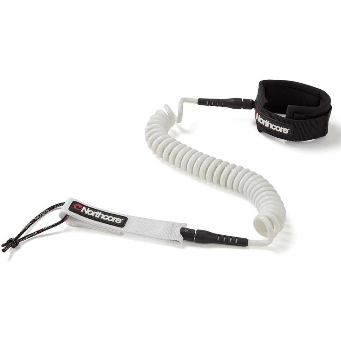 2026 Northcore 10FT SUP Coiled Leash NOCO138B - White